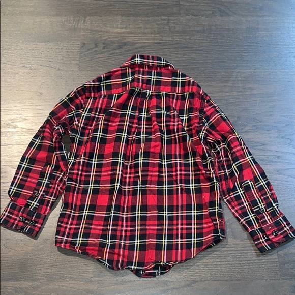 Class Club Red and Black Button Down Shirt Size 4/5 - Picture 2 of 6